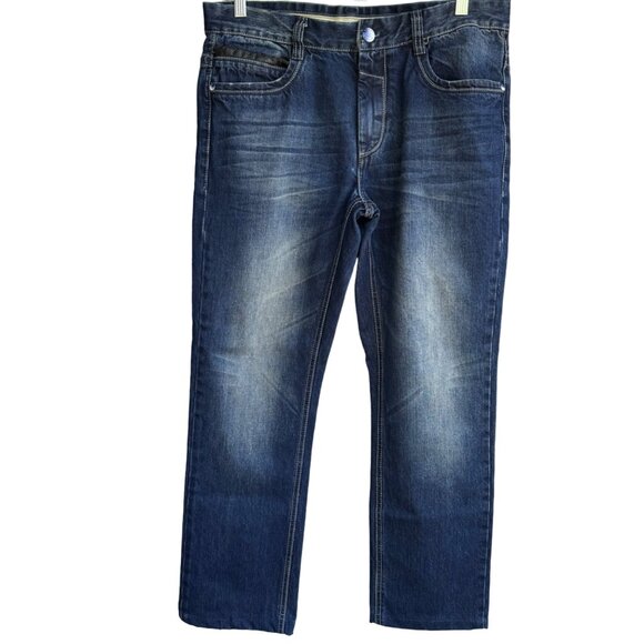 Killer Other - Killer Jeans Mens Jeans Size 36x29 Straight Leg Blue Denim Dark Wash Careless